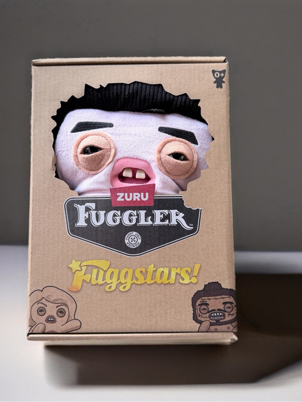 New Zuru Fuggler Fuggstars GREAZEE ELVIS 9 Inch Plush Figure Funny Ugly Monster